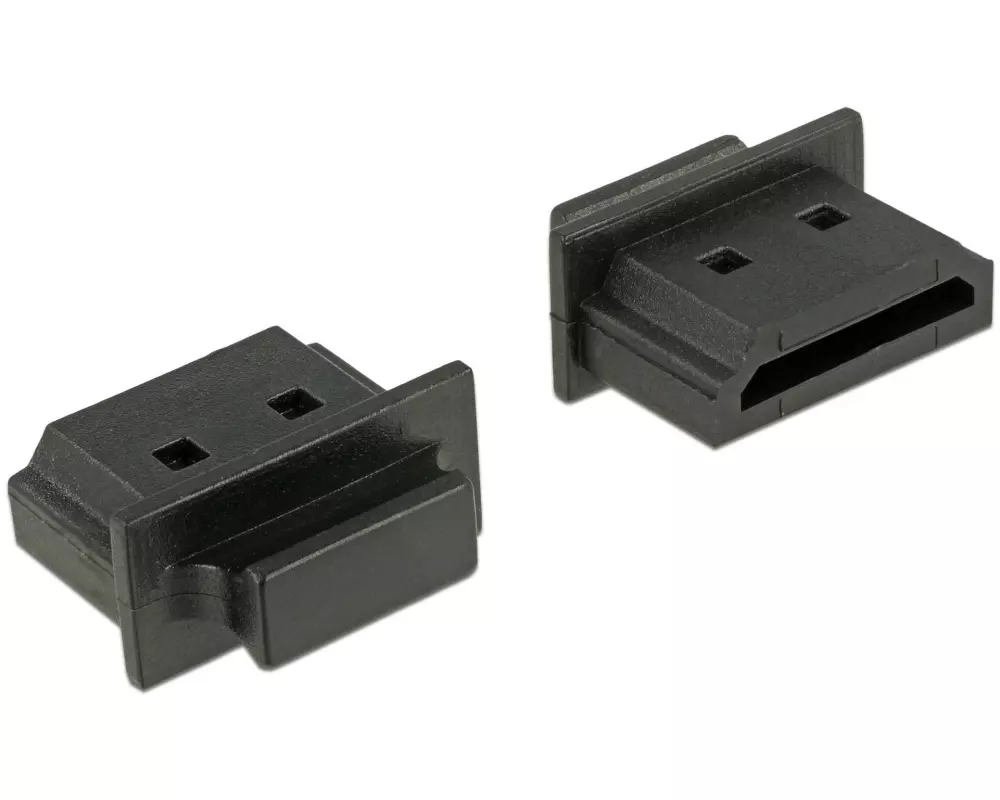 Delock Staubschutz HDMI-A f 10 Stk. Schwarz