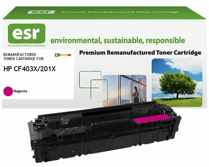 ESR Toner cartridge compatible with HP CF403X magenta High Capacity remanufactured 2.300 pages