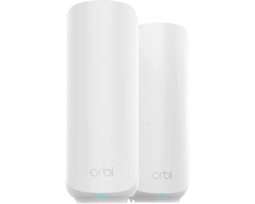 Netgear Mesh-Satellit Orbi 372 Dual-Band WiFi 7, 2er Pack , Weiss