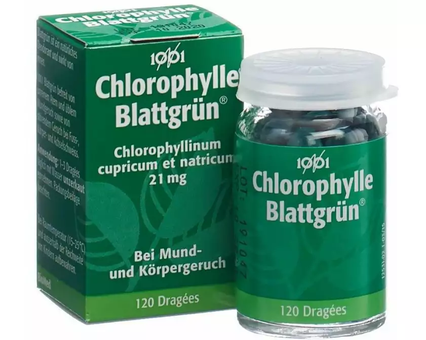 Biomed 1001 Blattgrün bei Mund- und Körpergeruch 120 Tabletten