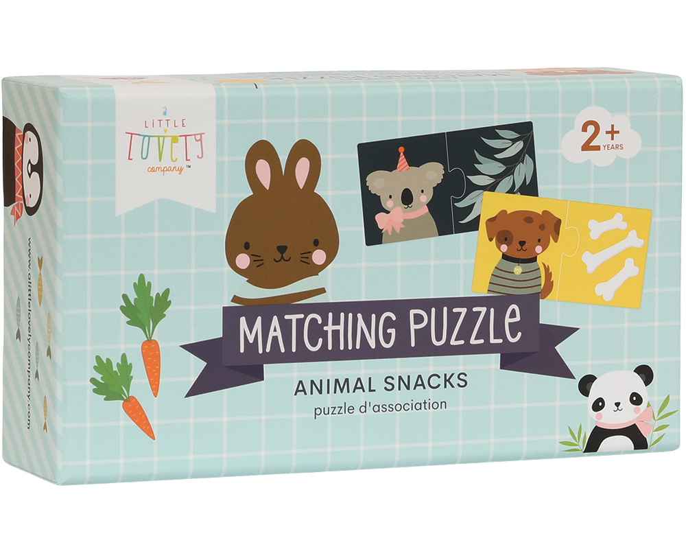 ALLC Puzzle PGMPAS07 Animal and Snacks 10-teilig