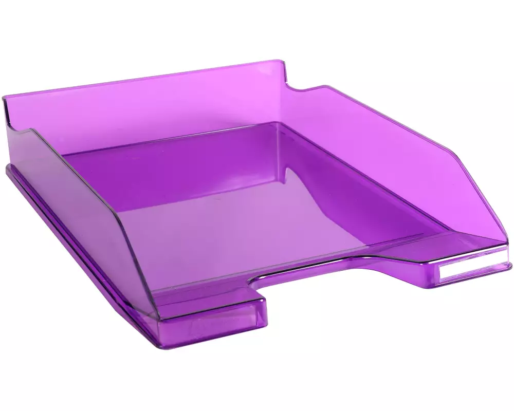 Exacompta Ablagekorb Combo-Midi Lila Glossy