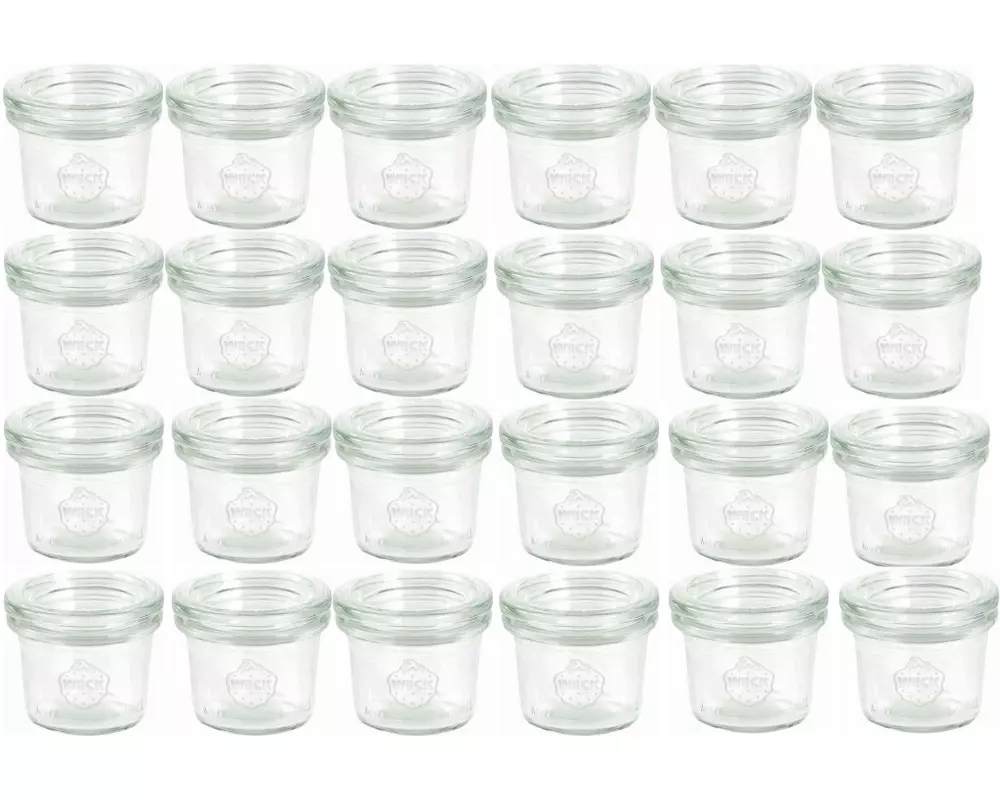 Weck Einmachglas 35 ml, 24 Stück