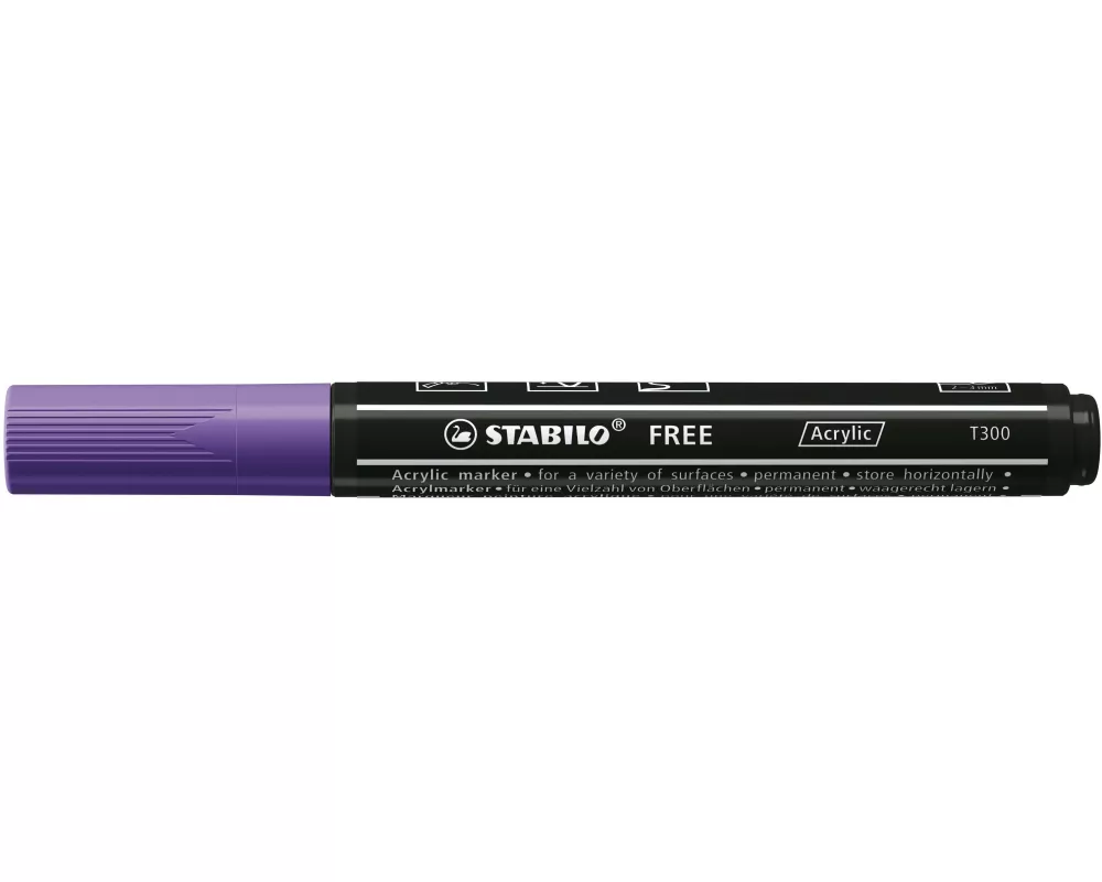 STABILO Acrylmarker Free Acrylic T300 Violett
