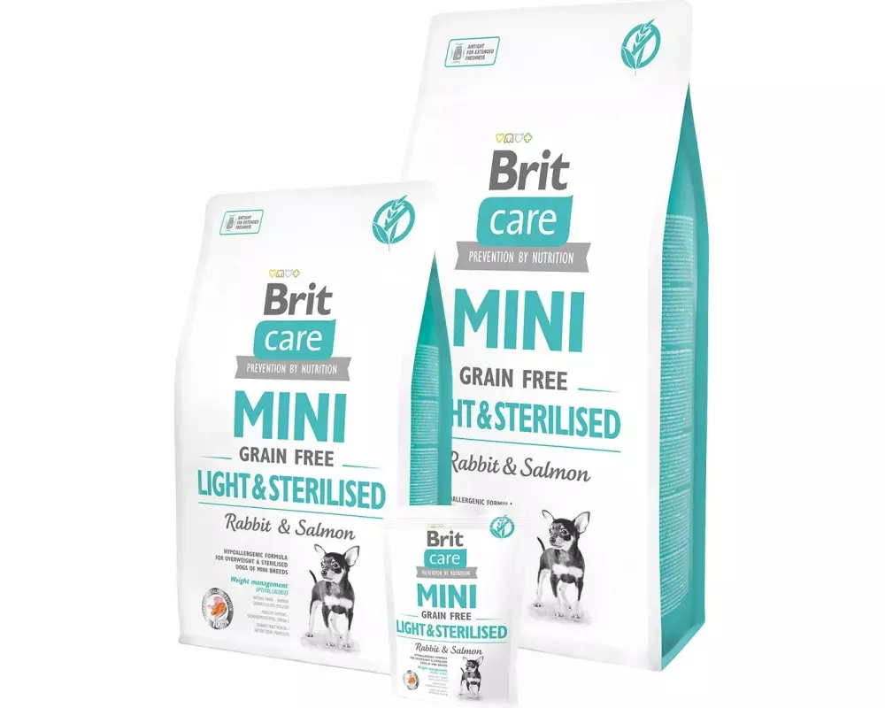 Brit Trockenfutter Care Mini Grain Free Light and Sterilised 2 kg
