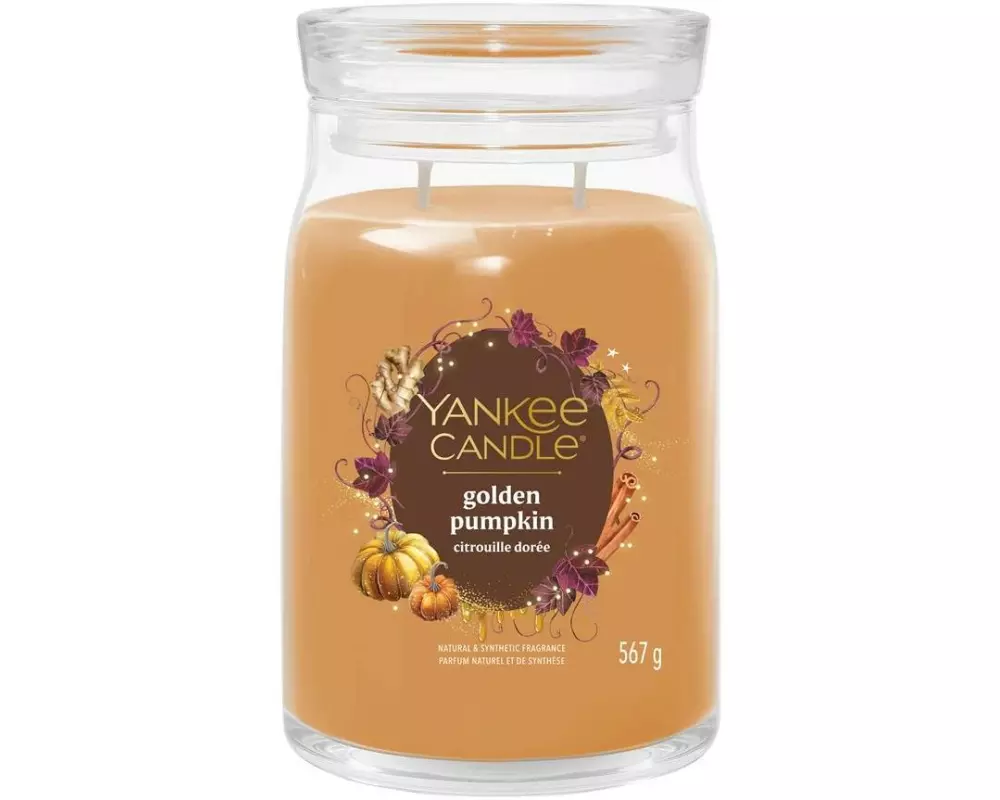 Yankee Candle Signature Duftkerze Golden Pumpkin Large Jar
