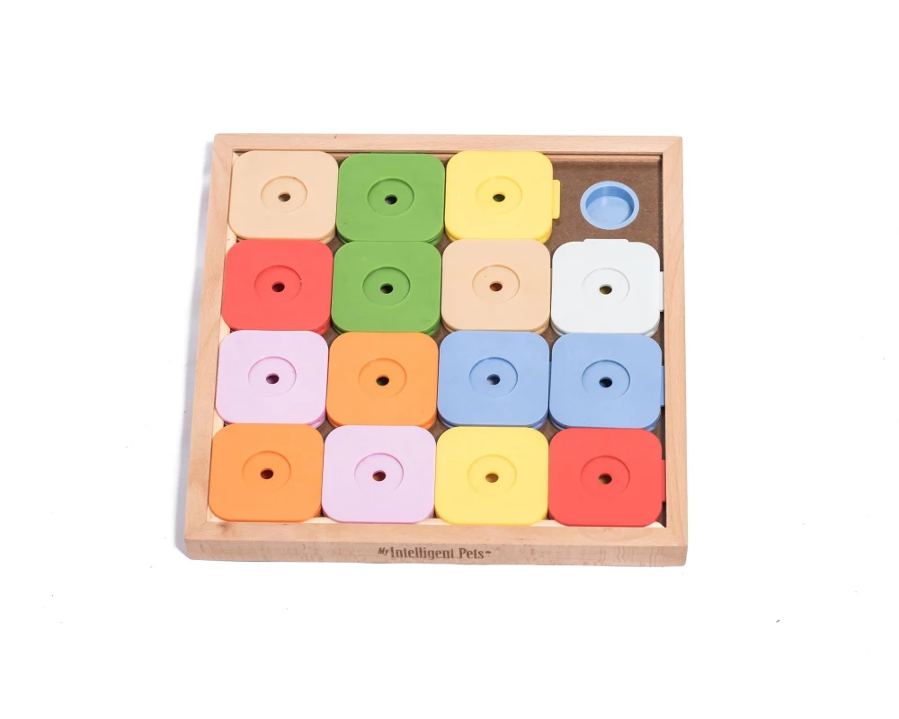 My Intelligent Dogs Hunde-Spielzeug Sudoku Medium Genie Color