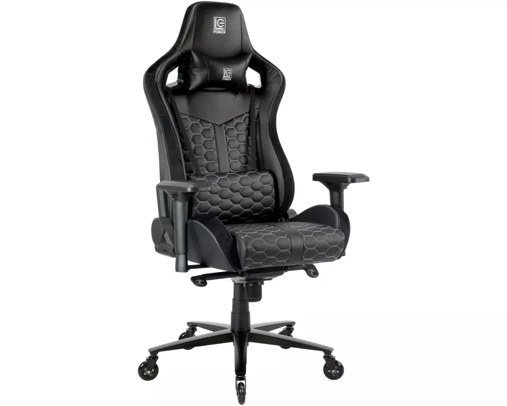 LC-Power Gaming-Stuhl LC-GC-801BW Schwarz