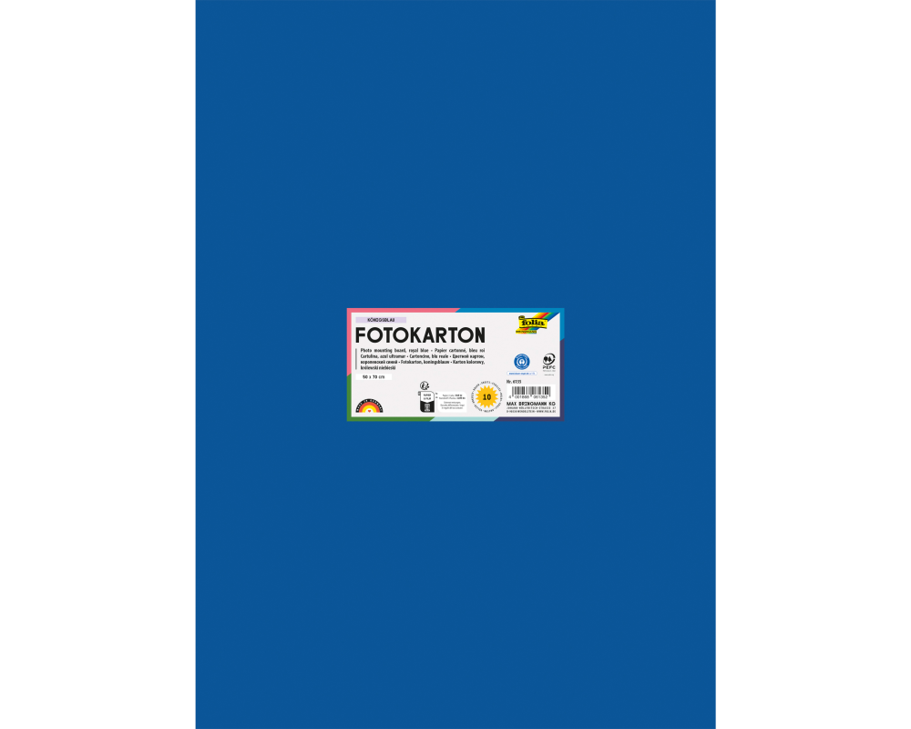 FOLIA Fotokarton 50x70cm 6135 300g, konigsblau