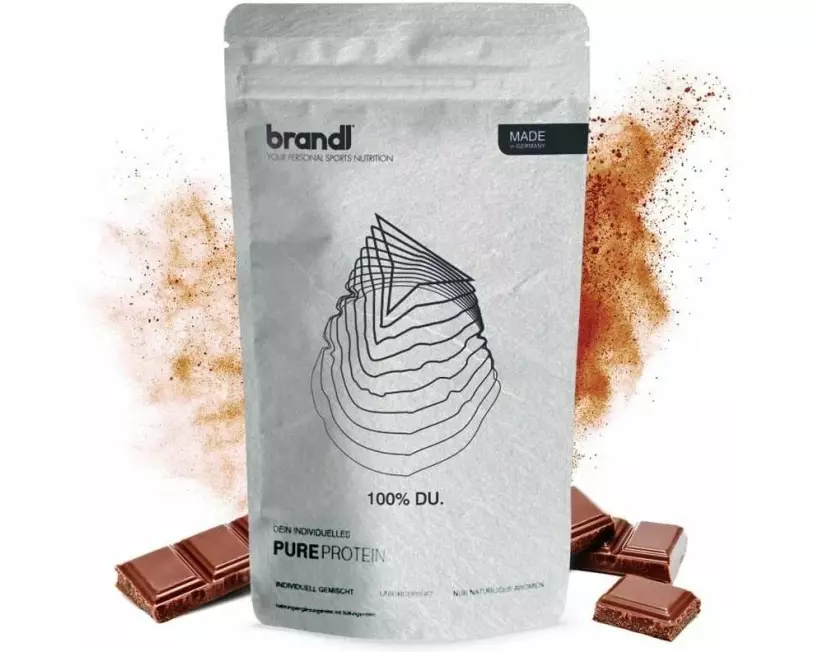 Brandl-Nutrition Pulver Pure Protein 2.0 Vegan Schokolade 1000 g