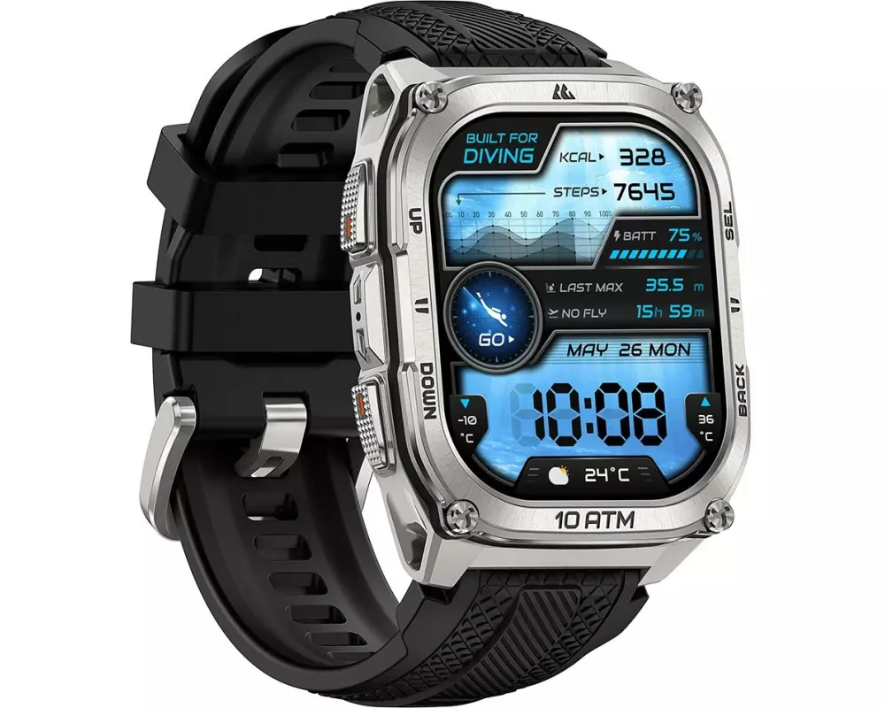 Kospet Smartwatch Tank M4 Silber