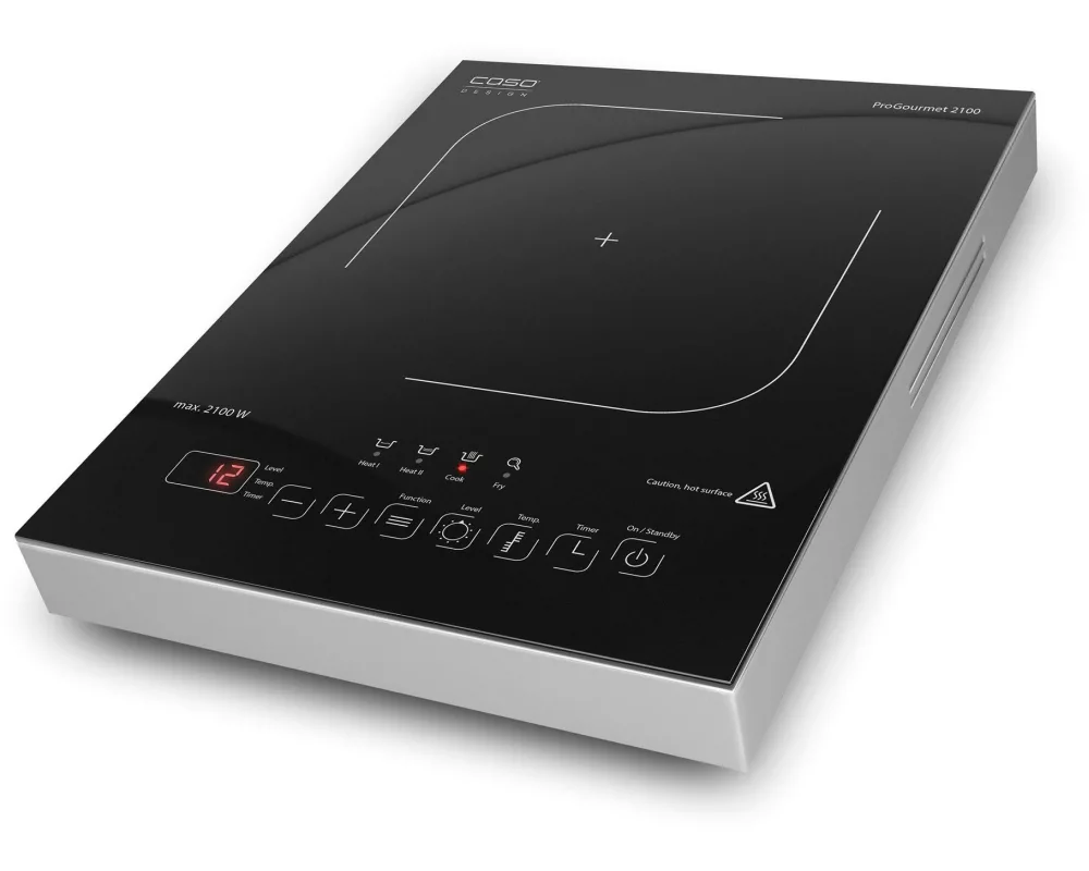 Caso Induktionskochplatte ProGourmet 2100 Glaskeramik Schwarz