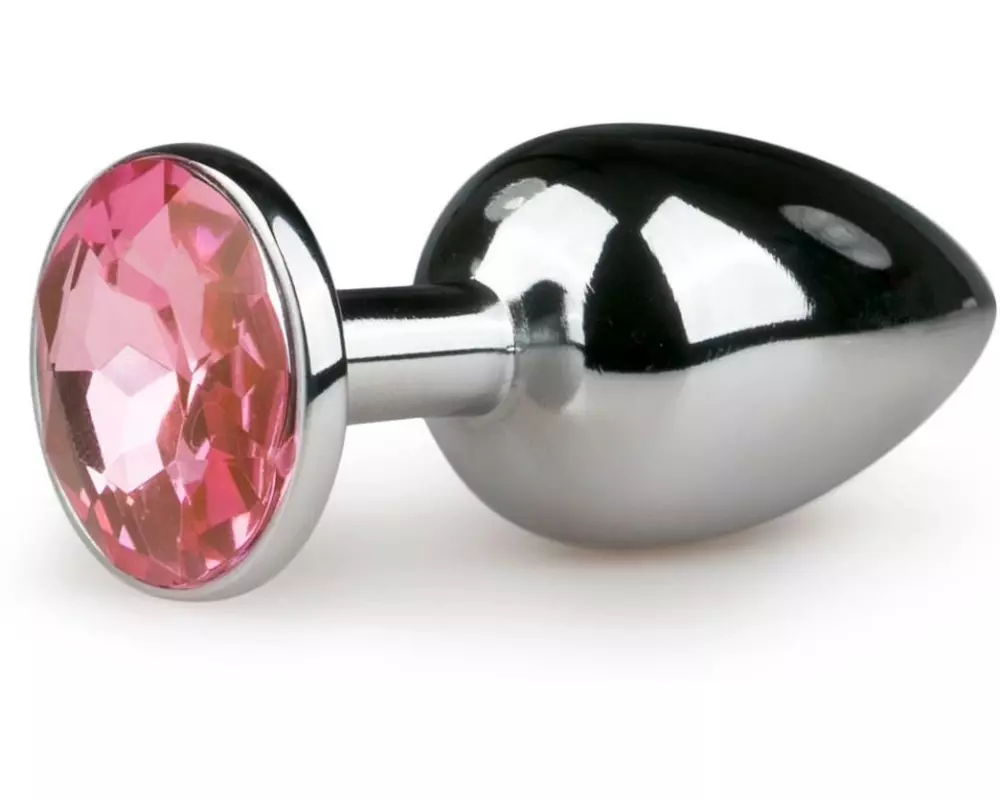 Easytoys Anal Plug aus Metall S Silber