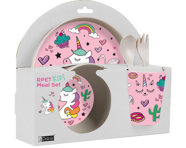 I-DRINK Geschirrset Einhorn ID5301A 5-teilig