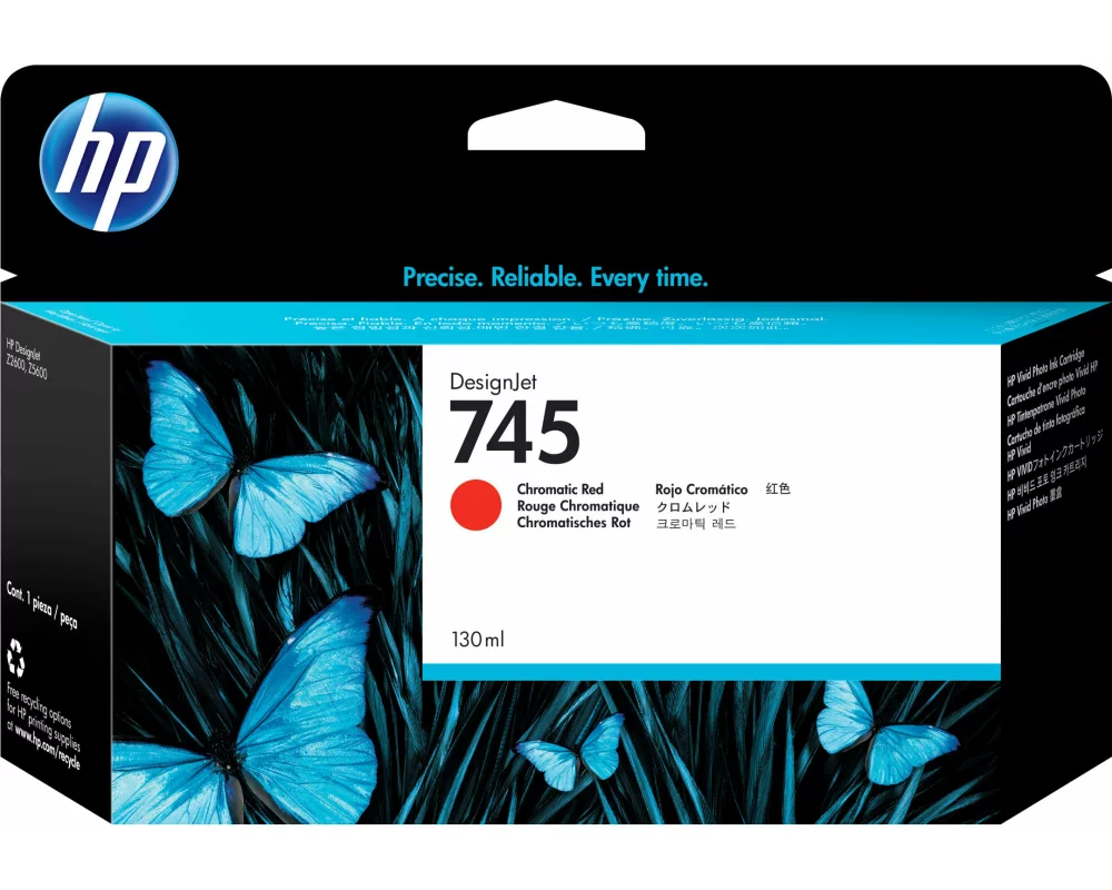 HP 745 Original Ink Cartridge chromatic red 130ml