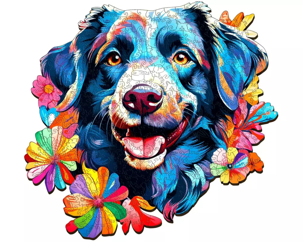 Escape Welt Holz-Puzzle Hund