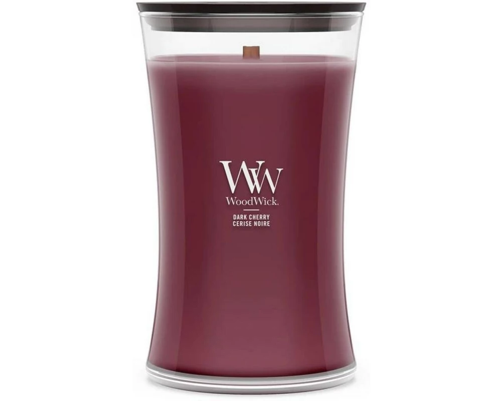 Woodwick Duftkerze Dark Cherry Large Jar
