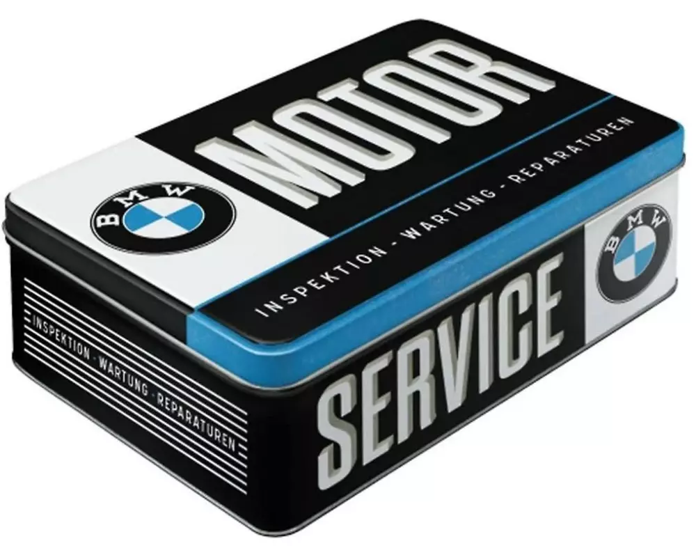 Nostalgic Art Vorratsdose BMW Motor Service 3 l, Blau/Schwarz/Weiss