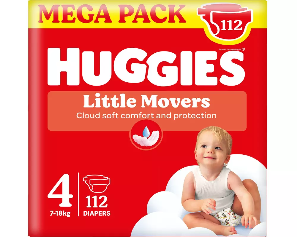 Huggies Windeln Little Movers Grösse 4