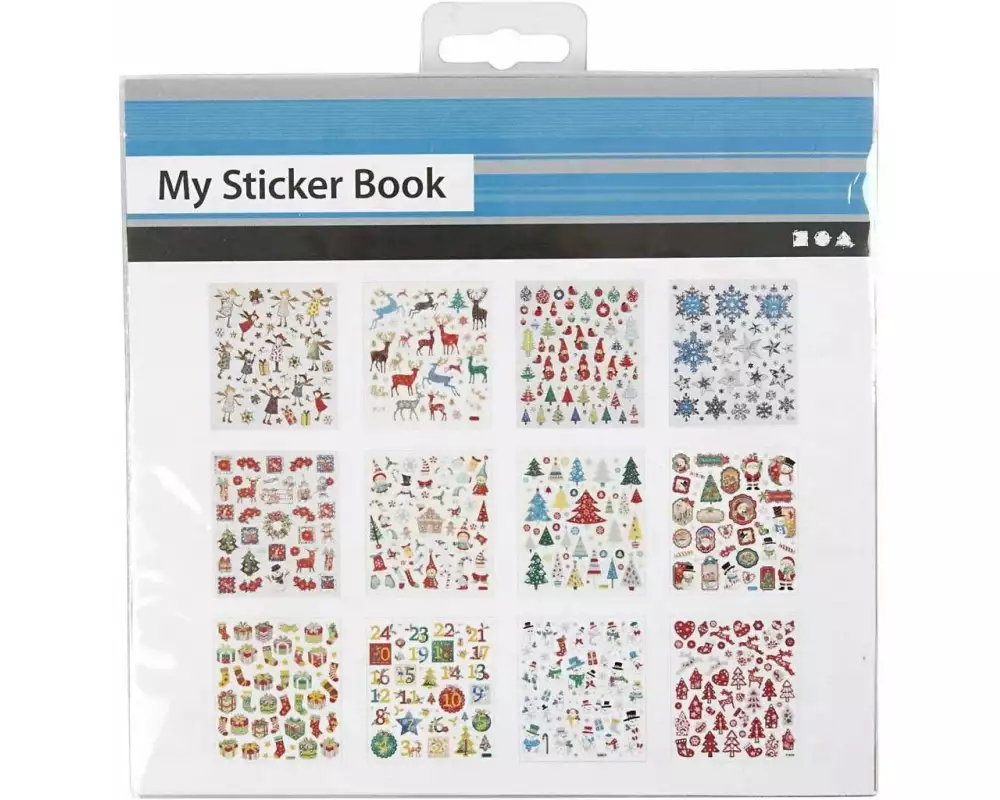 Creativ Company Weihnachtssticker Stickerheft Weihnachten