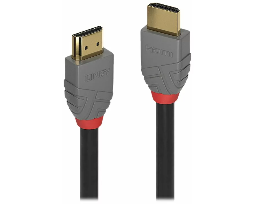 LINDY 0.5m, Ultra High Speed, HDMI Cable, Anthra Line