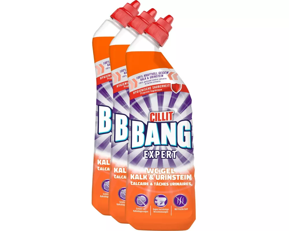 Cillit Bang WC-Gel Kalk & Urinstein 3x 750 ml