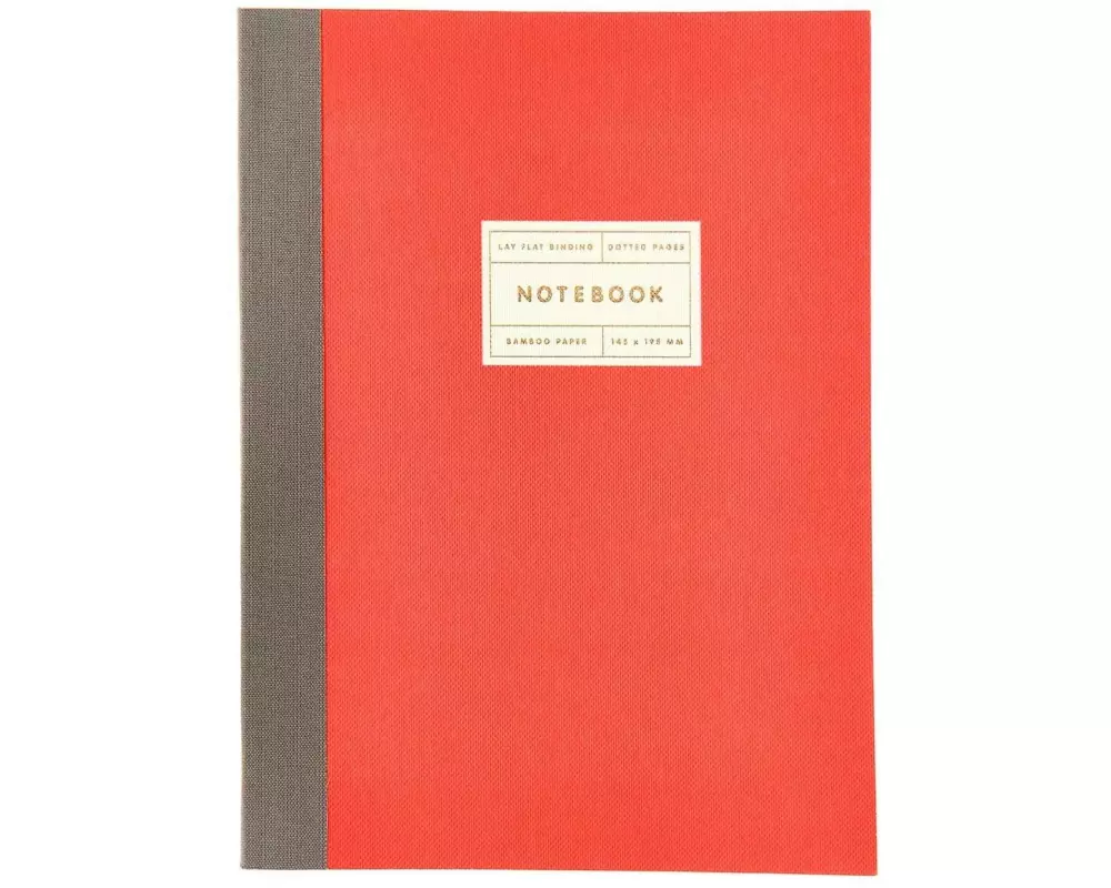 Rico Design Notizbuch S 14.5 x 19.5 cm, Dot, Koralle