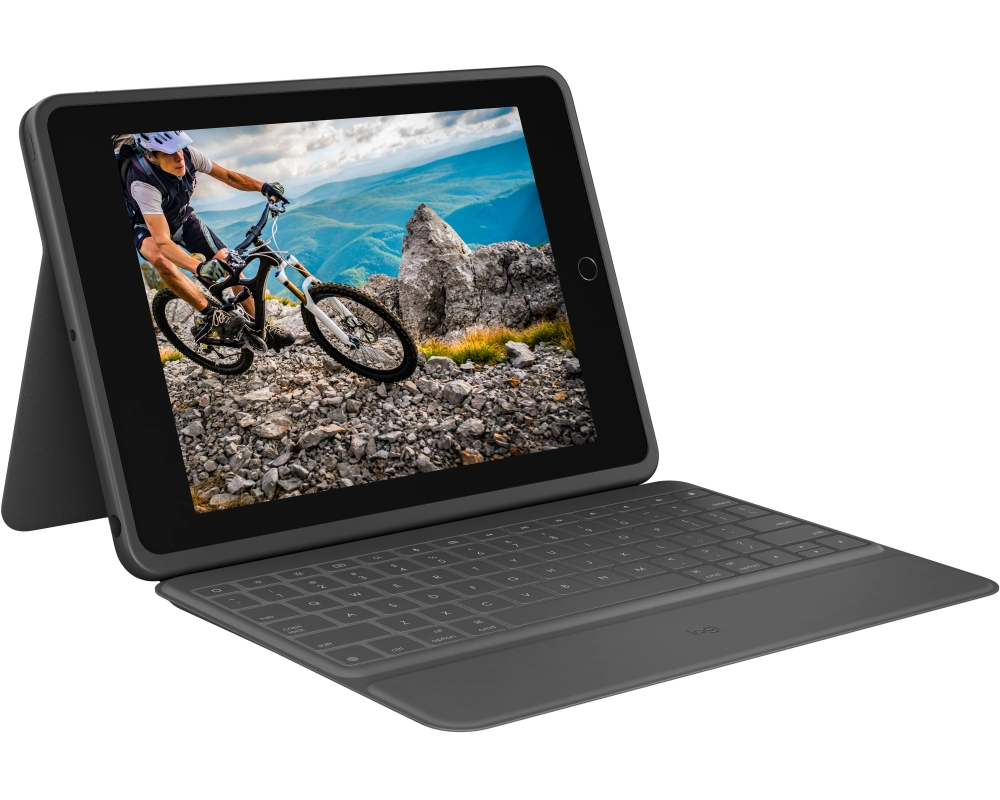 Logitech Tablet Tastatur Cover Rugged Folio iPad 10.2" (7.-9. Gen.)