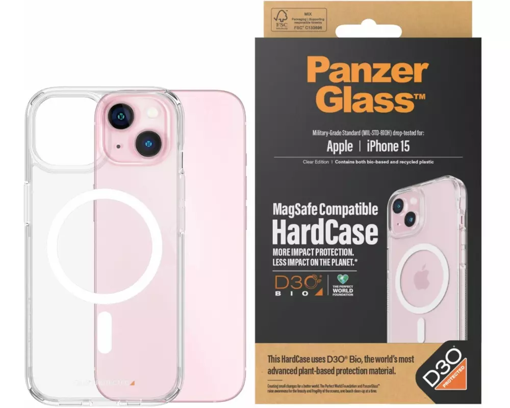 Panzerglass Back Cover Hard Case MagSafe iPhone 15
