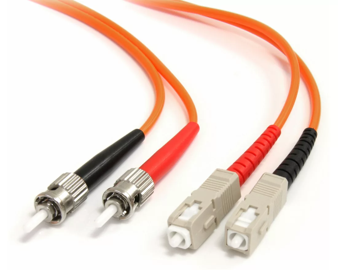 StarTech.com FIBSTSC2 InfiniBand/Glasfaserkabel 2 m ST SC Orange