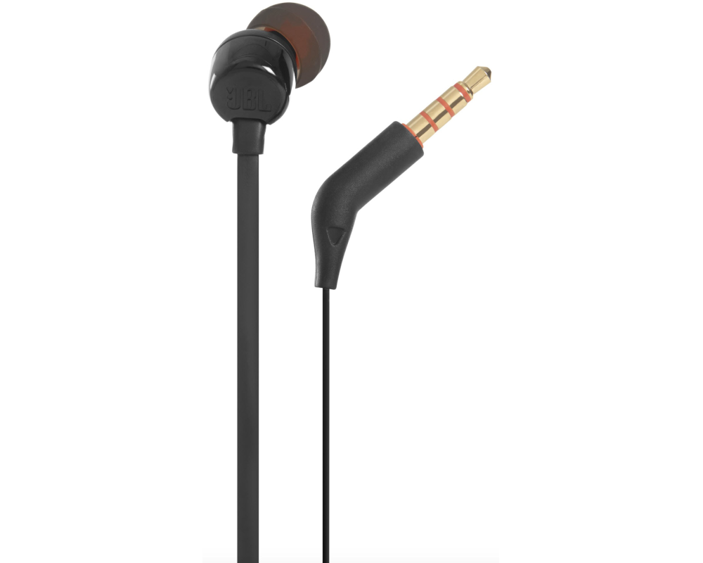 JBL Kopfhörer T110 JBL-T110BLK schwarz, in Ear