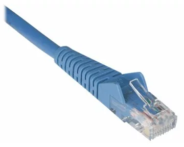 EATON TRIPPLITE Cat6, Gigabit, Snagless, Molded, UTP Ethernet Cable, RJ45, M/M, Blue, 6ft. 1.83m