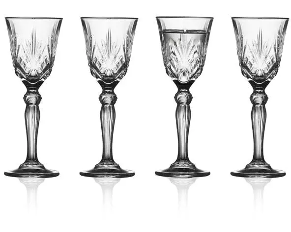 Lyngby Brandyglas Aquavit Melodia 4 Stück, 5 cl