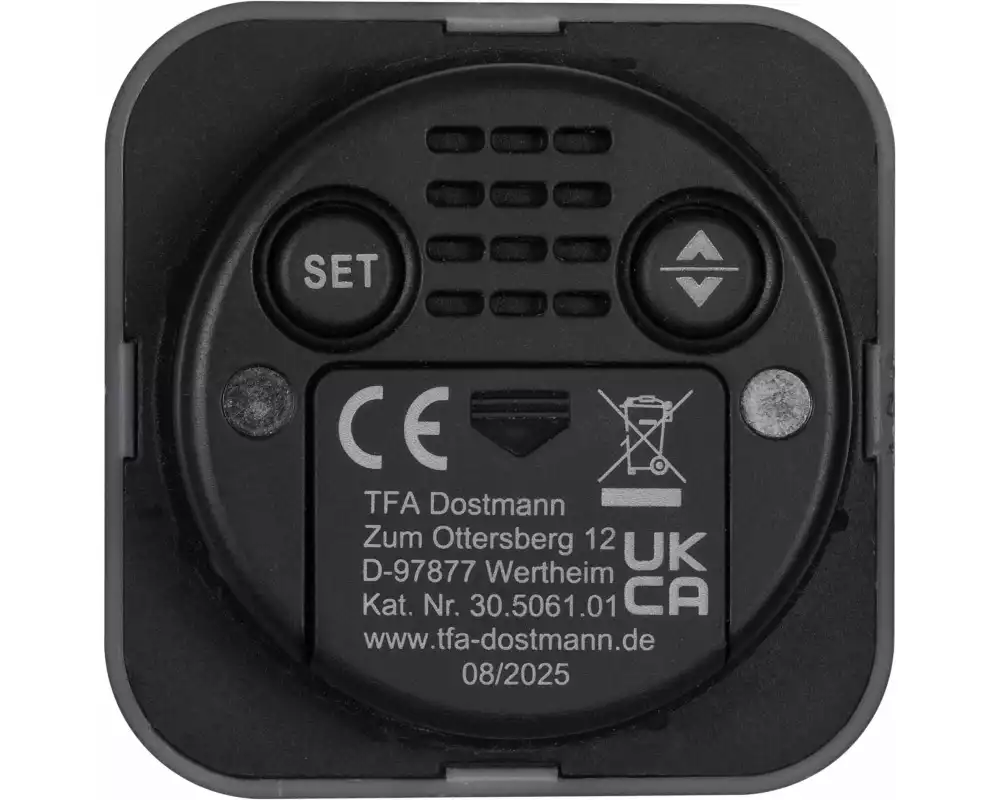 TFA Dostmann Thermo-/Hygrometer 30.5061.01 Schwarz