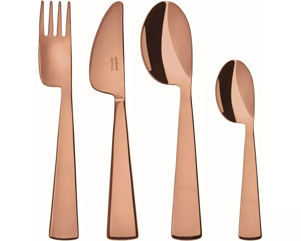 Sambonet Kinderbesteckset Gio Ponti 4-teilig, Kupfer
