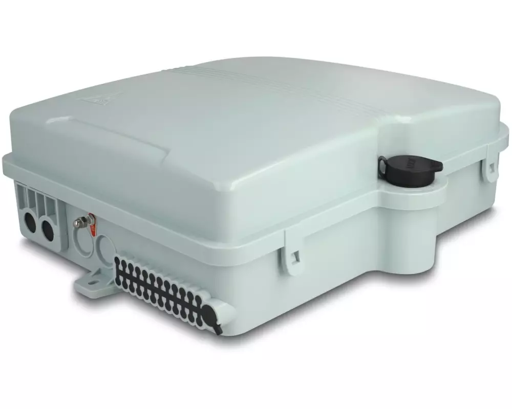 Delock LWL Verteilerbox IP65, 24 Port, Grau