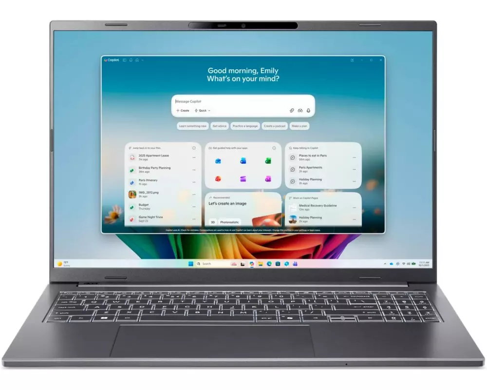 Acer Notebook Aspire 16 AI OLED (A16-A71M-R9CT)