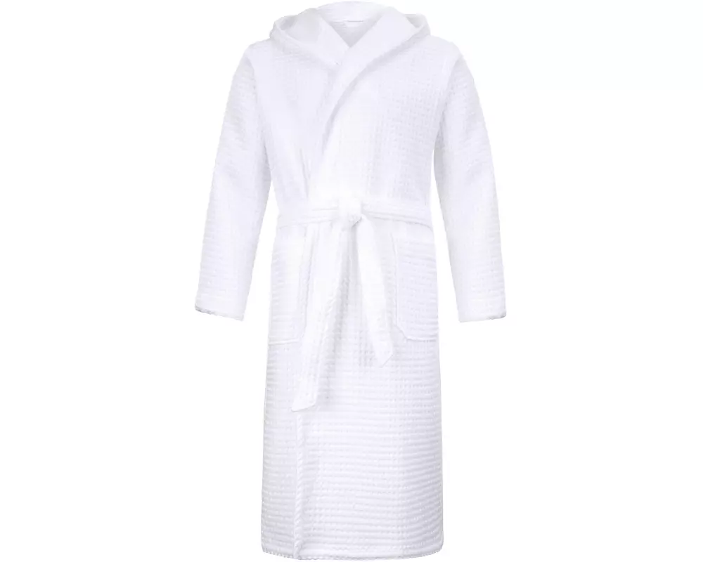 Möve Bademantel Piquée XL, Snow