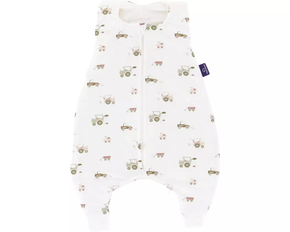 Träumeland Baby-Ganzjahrschlafsack Jumper Little Farm grün Grösse 80