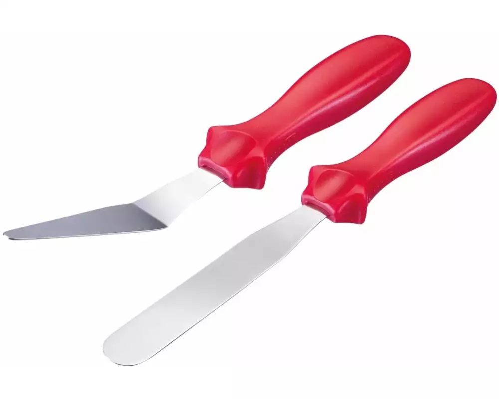 Westmark 2er Set Pâtisserie-Paletten 23 cm, Rot