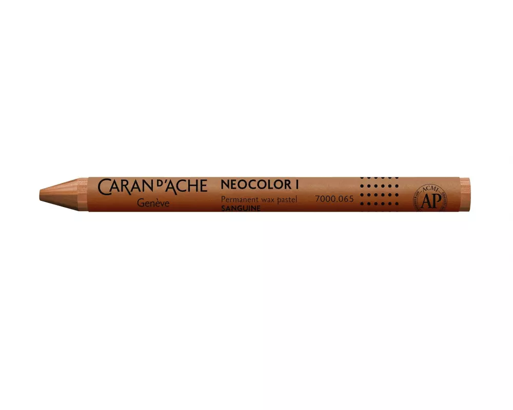 Caran d'Ache Wachsmalstifte Neocolor 1 wasserfest Rotbraun