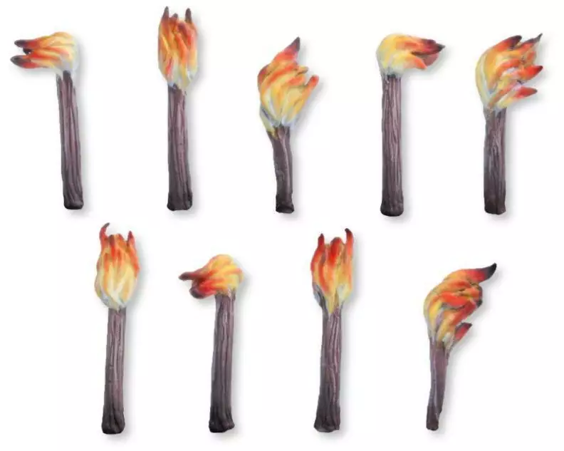 Tabletop Art Zubehör Fackel-Set 1 9 Teile