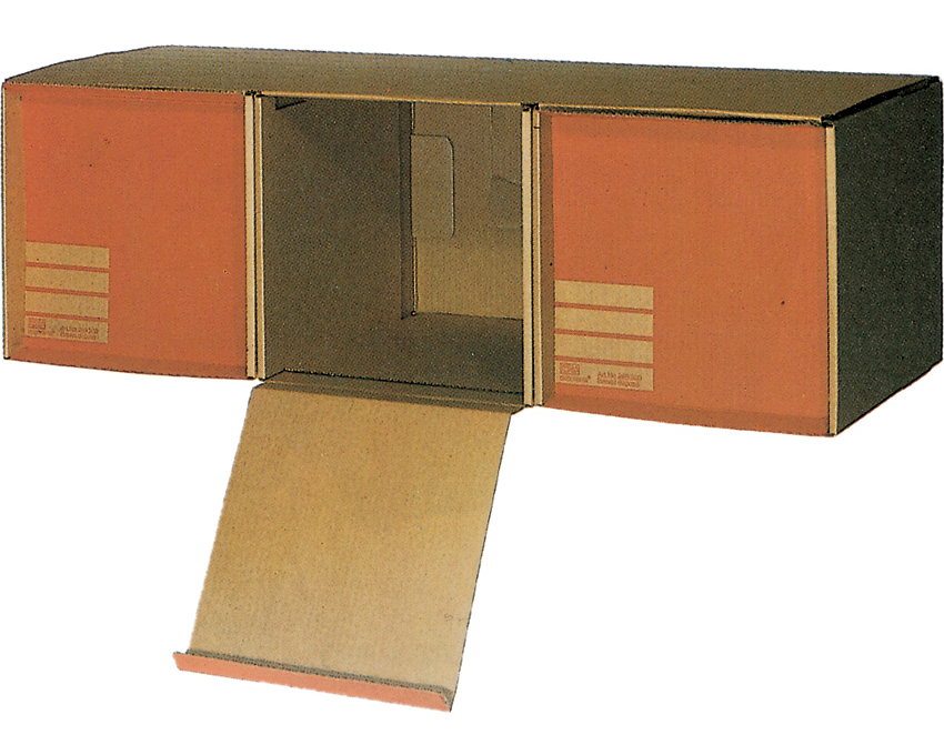 BIELLA Archivbox Deporama A4 26830000U braun 3 Fächer