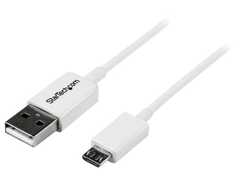 StarTech.com 2m White Micro USB Cable