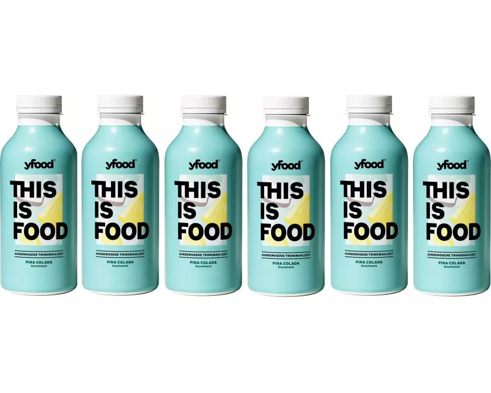 YFOOD Trinkmahlzeit Pina Colada 6x 500 ml