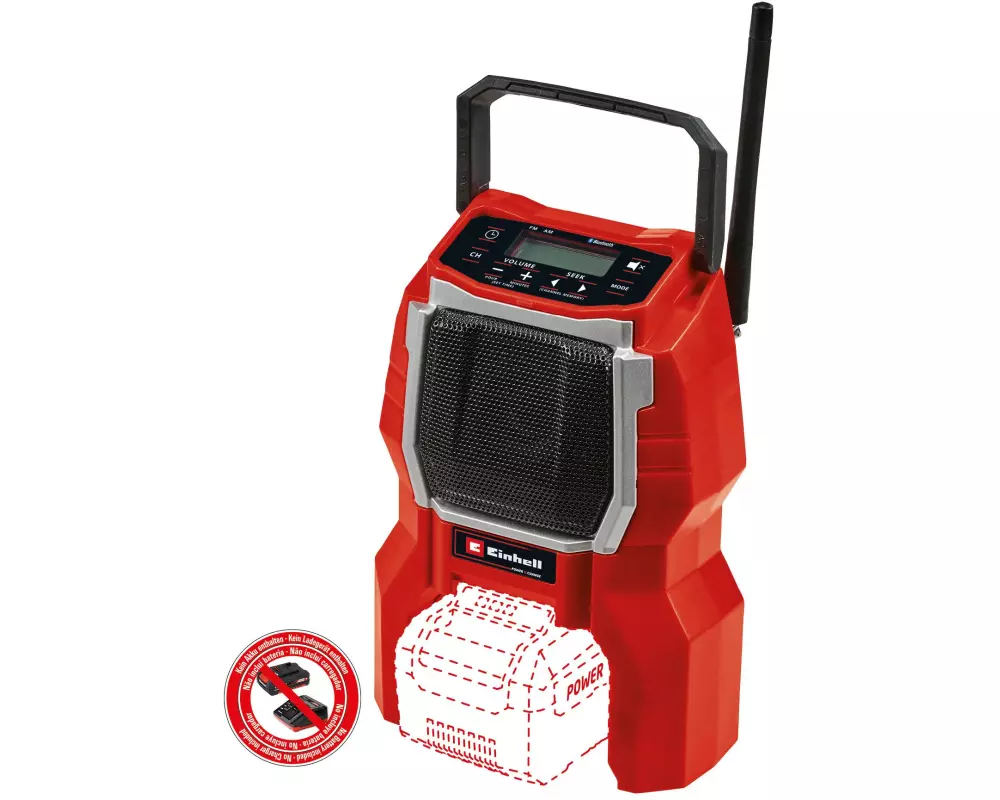 Einhell Akku-Radio TC-CR 18 Li BT, Solo