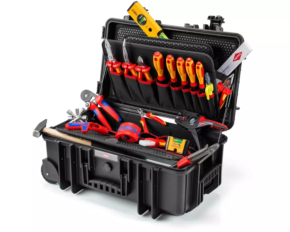 Knipex Werkzeugkoffer Robust26 Move, Elektro, 22-teilig