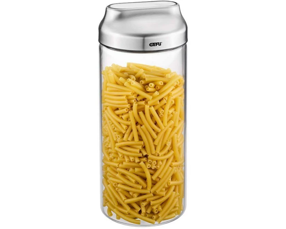 GEFU Vorratsdose Kippo 1.3 l, Transparent