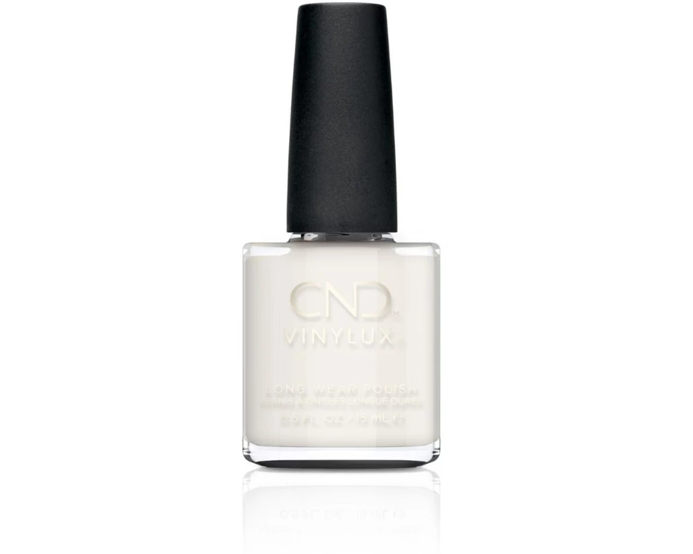 cnd Nagellack Vinylux 108 Cream Puff 15 ml Weiss Cream Puff #108