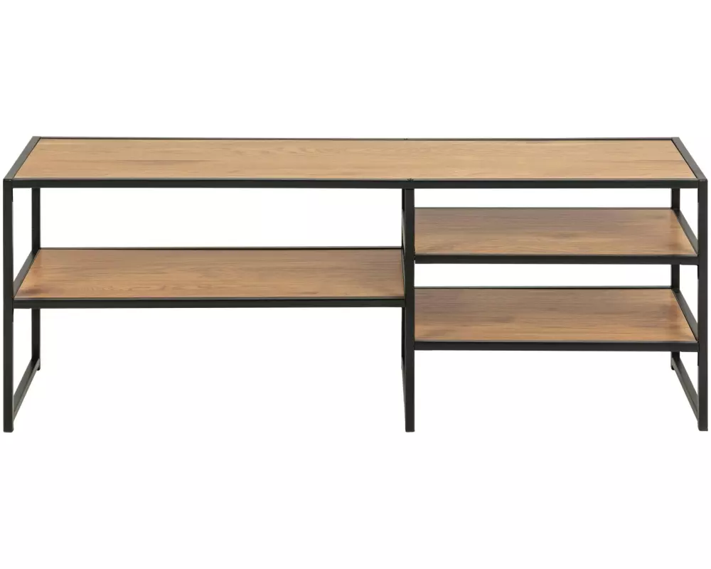 AC Design Konsolentisch Seaford 120 x 33 x 46 cm, Nature/Schwarz